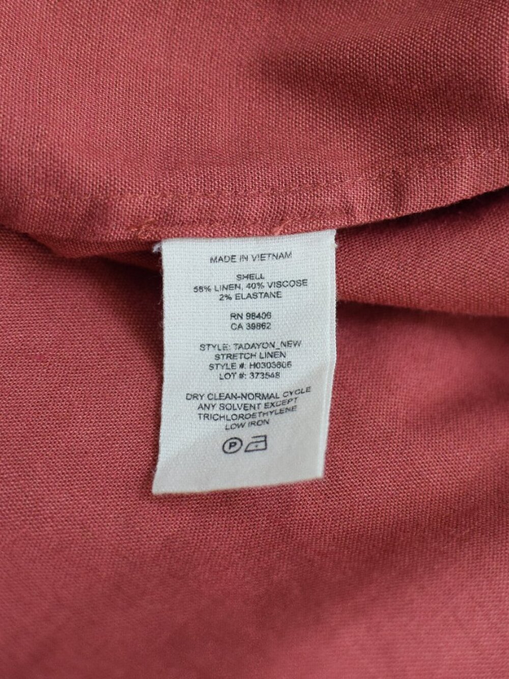 Theory Tadayon Linen Asymmetrical Midi Dress Terracotta Orange A-Line Size 4 - Picture 10 of 10